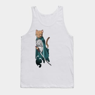 Samurai cat Tank Top